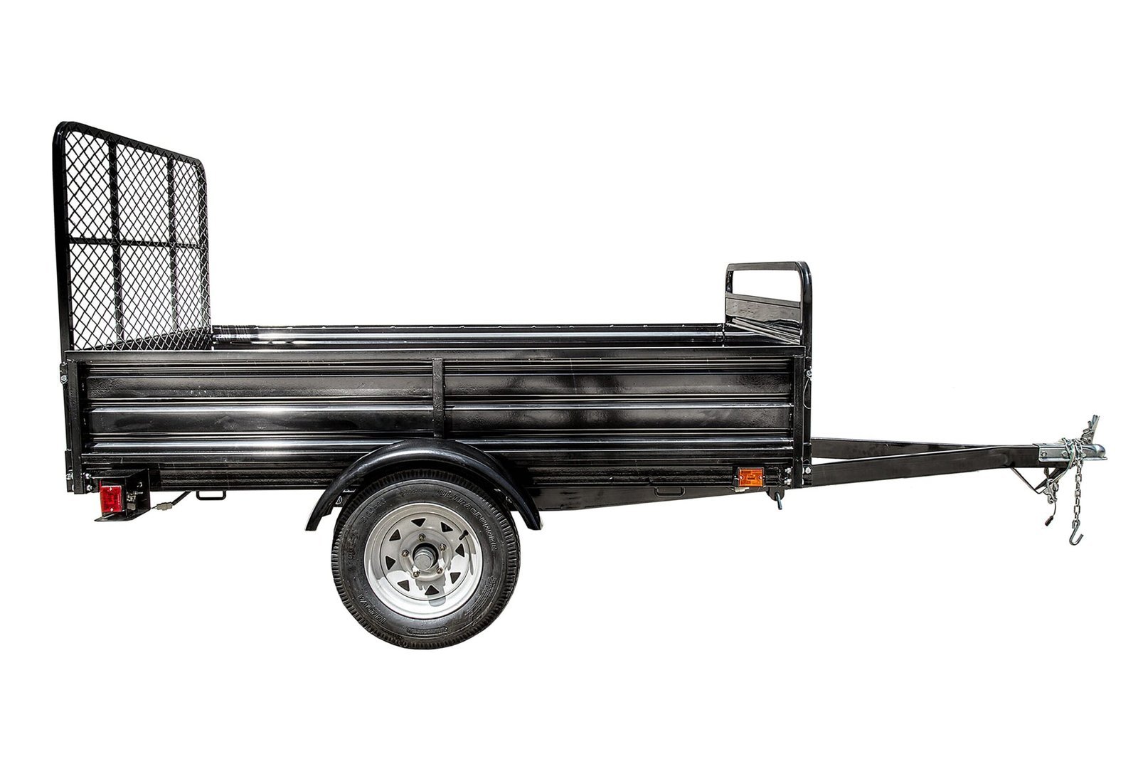 DK2 5-ft x 7-ft Steel Utility Trailer with Ramp Gate ( 1639-lb Capacity ) 2491711