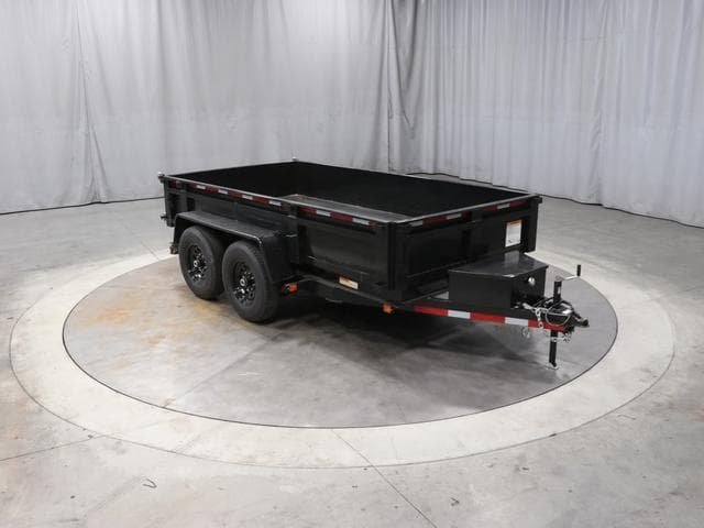 6×12 Dual-Axle Dump Trailer – 12,000 lb Heavy-Duty Hauler for Construction & Landscaping