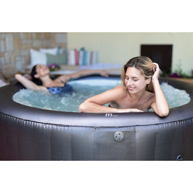 Mspa, Carlton, Muse Series, Self-Inflatable Hot Tub & Spa, Hydromessage Jets & Air Bubble System, Round – 4 Persons - Image 3