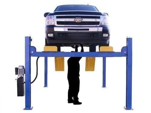 ATLAS 14,000 lb 4-Post Commercial Car Lift – Heavy Duty Vehicle Hoist